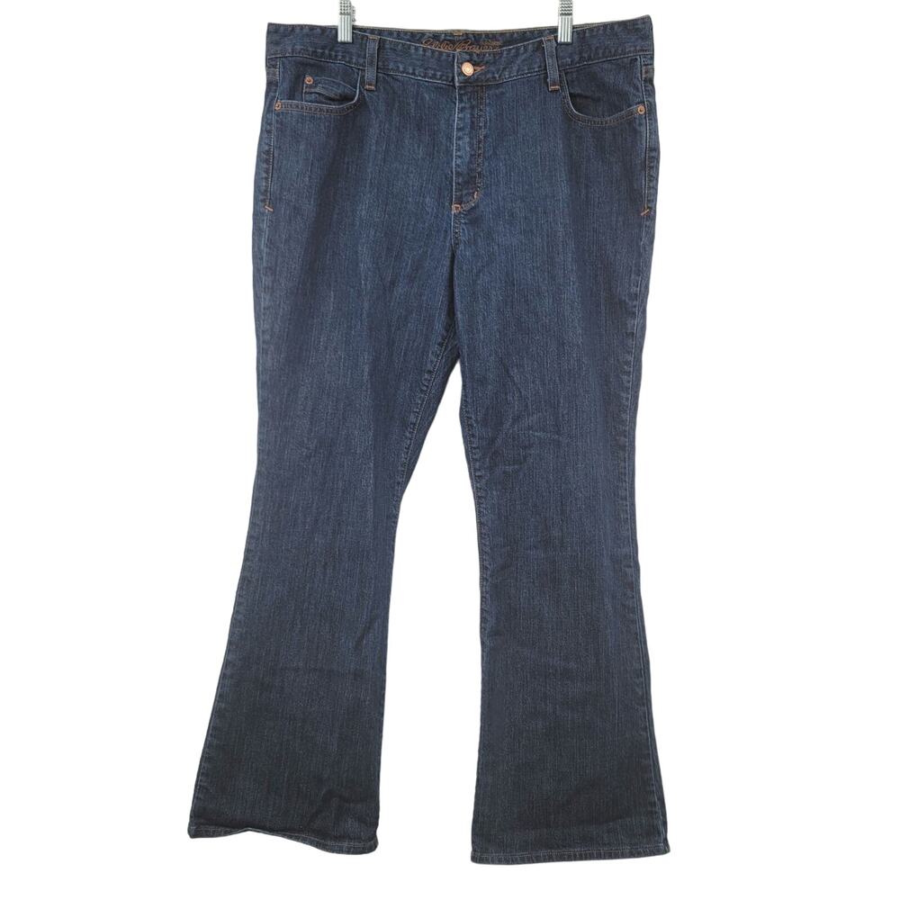 Eddie Bauer classic 99% cotton blue jeans size 18R
